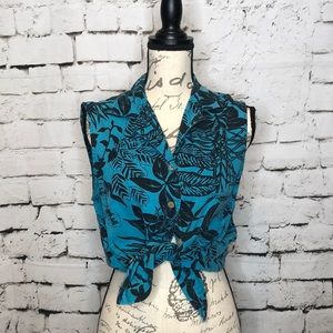 Vintage Linen Hawaiian Shirt